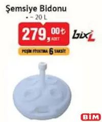 ŞEMSİYE BİDONU 20 L